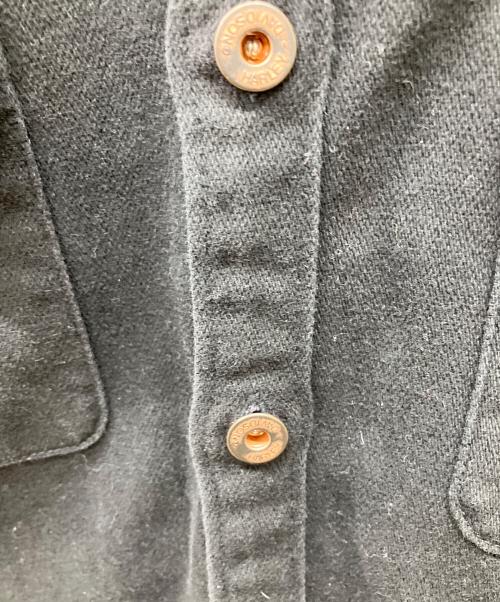 HARLEY-DAVIDSON（ハーレーダビッドソン）HARLEY-DAVIDSON (ハーレーダビッドソン) デニムシャツ ブラック サイズ:Lの古着・服飾アイテム