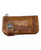 KC's LEATHER CRAFTケーシーズ）の古着「長財布」｜ブラウン
