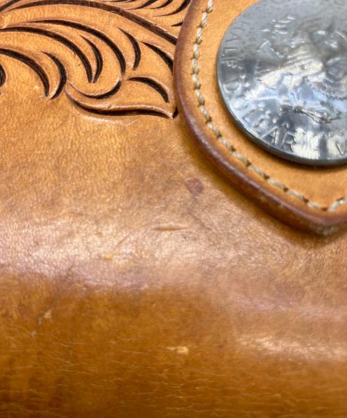 KC's LEATHER CRAFT（ケーシーズ）KC's LEATHER CRAFT (ケーシーズ) 長財布 ブラウンの古着・服飾アイテム