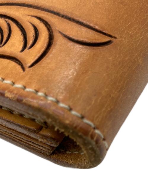 KC's LEATHER CRAFT（ケーシーズ）KC's LEATHER CRAFT (ケーシーズ) 長財布 ブラウンの古着・服飾アイテム