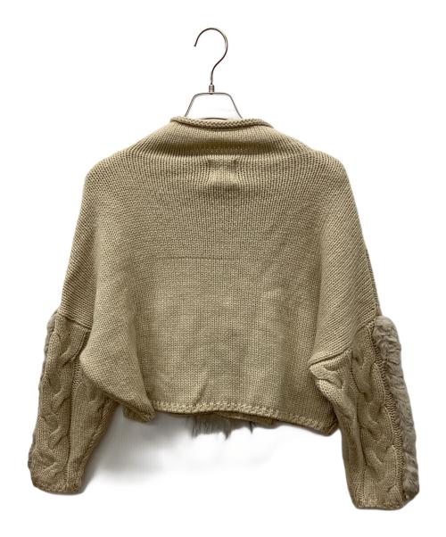 Ameri（アメリ）Ameri (アメリ) 厚手ニット ブラウン サイズ:表記なしの古着・服飾アイテム