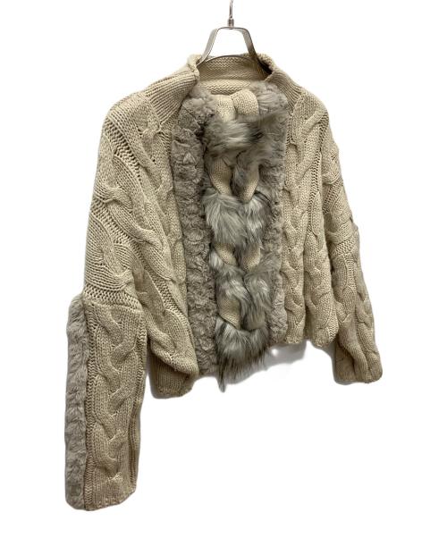 Ameri（アメリ）Ameri (アメリ) 厚手ニット ブラウン サイズ:表記なしの古着・服飾アイテム