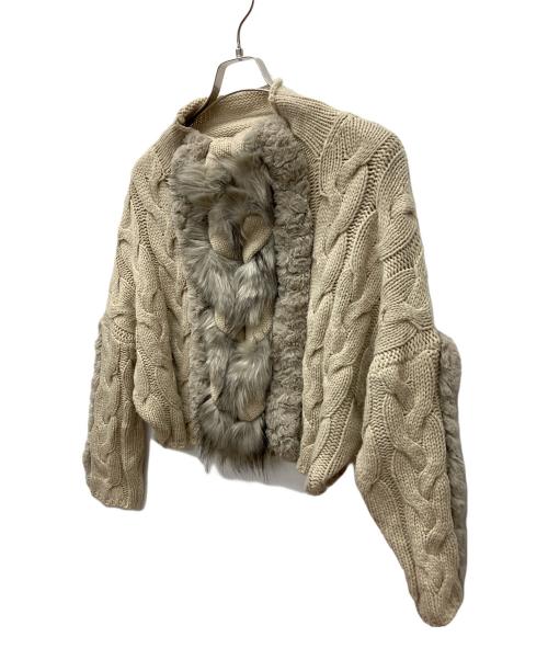 Ameri（アメリ）Ameri (アメリ) 厚手ニット ブラウン サイズ:表記なしの古着・服飾アイテム