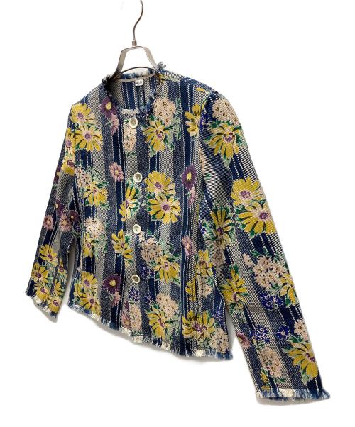 45R（フォーティファイブ・アール）45R (フォーティファイブ・アール) 長袖シャツ ブルーマルチ サイズ:2の古着・服飾アイテム