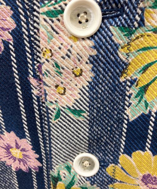 45R（フォーティファイブ・アール）45R (フォーティファイブ・アール) 長袖シャツ ブルーマルチ サイズ:2の古着・服飾アイテム