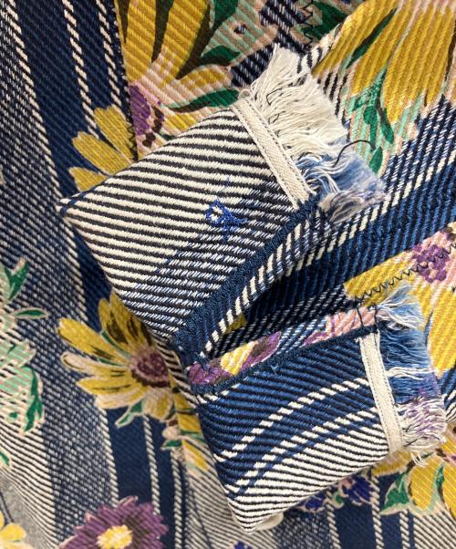 45R（フォーティファイブ・アール）45R (フォーティファイブ・アール) 長袖シャツ ブルーマルチ サイズ:2の古着・服飾アイテム