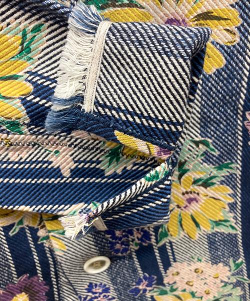 45R（フォーティファイブ・アール）45R (フォーティファイブ・アール) 長袖シャツ ブルーマルチ サイズ:2の古着・服飾アイテム