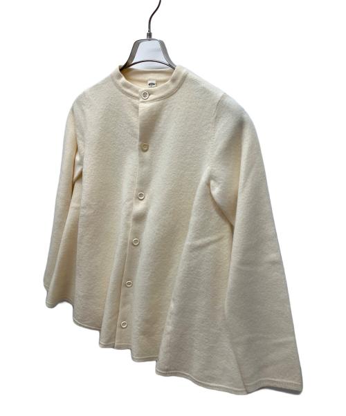 45R（フォーティファイブ・アール）45R (フォーティファイブ・アール) ニットジャケット ベージュ サイズ:2の古着・服飾アイテム