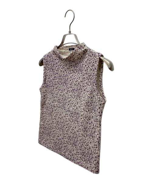 45rpm（45アールピーエム）45rpm (45アールピーエム) ベスト ホワイト×パープル サイズ:2　　　　の古着・服飾アイテム