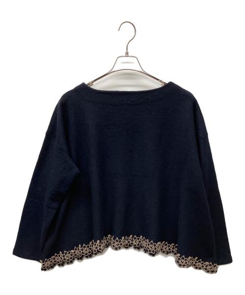 45R（フォーティファイブ・アール）45R (フォーティファイブ・アール) 薄手ニット ネイビー サイズ:Oの古着・服飾アイテム
