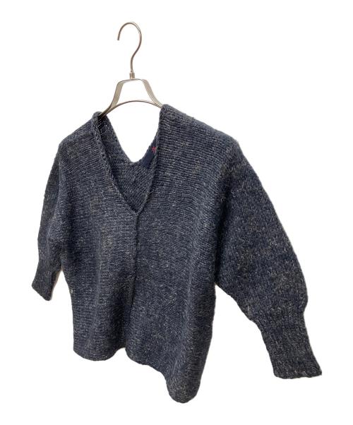 45R（フォーティファイブ・アール）45R (フォーティファイブ・アール) 厚手ニット ネイビー サイズ:2　　　　　　の古着・服飾アイテム