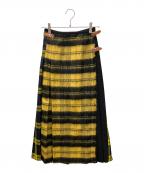 O'NEIL OF DUBLINオニールオブダブリン）の古着「スカート」｜イエロー×ブラック
