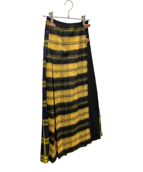 O'NEIL OF DUBLIN（オニールオブダブリン）O'NEIL OF DUBLIN (オニールオブダブリン) スカート イエロー×ブラック サイズ:表記なしの古着・服飾アイテム