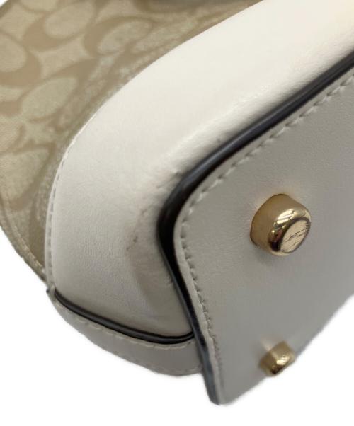 COACH（コーチ）COACH (コーチ) ハンドバッグ ベージュの古着・服飾アイテム