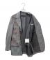 中古・古着 COMME des GARCONS HOMME (コムデギャルソン オム) 花柄テーラードジャケット グレー サイズ:S：20000円