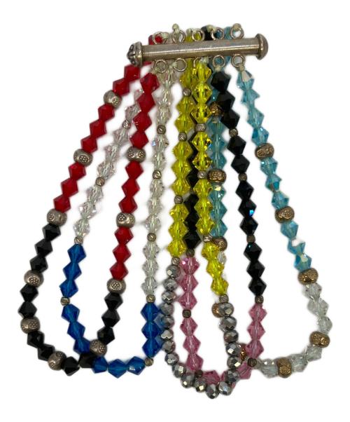 art of inspiration（アートオブインスピレーション）ART OF INSPIRATION (アートオブインスピレーション) 5連ビーズブレスレット マルチカラーの古着・服飾アイテム