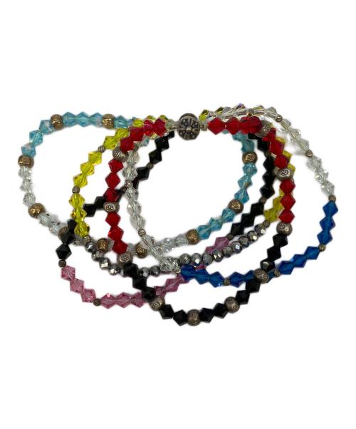 art of inspiration（アートオブインスピレーション）ART OF INSPIRATION (アートオブインスピレーション) 5連ビーズブレスレット マルチカラーの古着・服飾アイテム