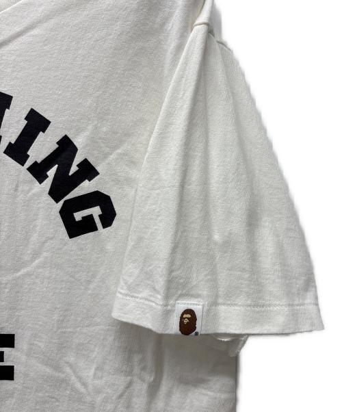 BAPE BY A BATHING APE（ベイプバイアベイシングエイプ）BAPE BY A BATHING APE (ベイプバイアベイシングエイプ) 半袖カットソー ホワイト サイズ:Sの古着・服飾アイテム