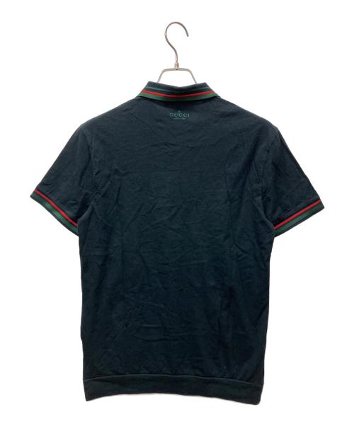 GUCCI（グッチ）GUCCI (グッチ) ポロシャツ ブラック サイズ:M　　　　　　　　の古着・服飾アイテム
