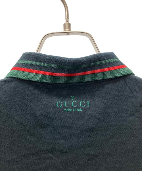 GUCCI（グッチ）GUCCI (グッチ) ポロシャツ ブラック サイズ:M　　　　　　　　の古着・服飾アイテム