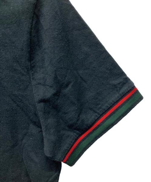 GUCCI（グッチ）GUCCI (グッチ) ポロシャツ ブラック サイズ:M　　　　　　　　の古着・服飾アイテム