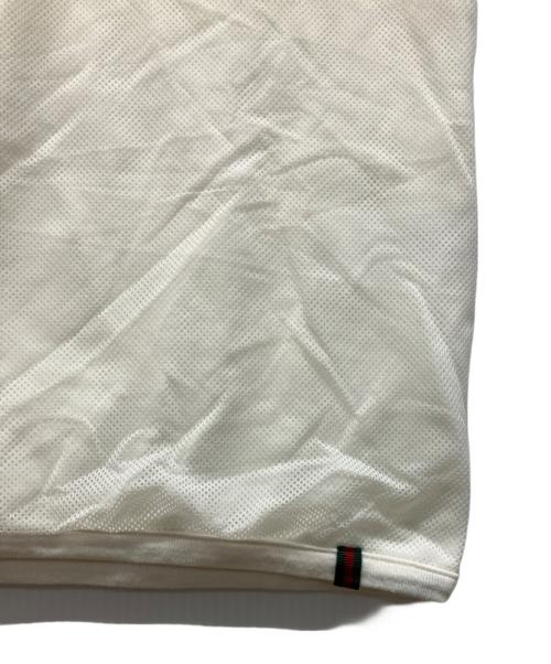 GUCCI（グッチ）GUCCI (グッチ) メッシュ半袖カットソー ホワイト サイズ:Mの古着・服飾アイテム