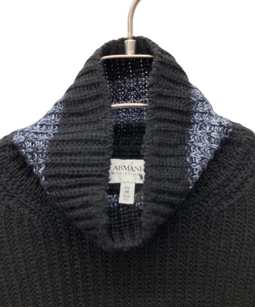 ARMANI COLLEZIONI（アルマーニ コレツィオーニ）ARMANI COLLEZIONI (アルマーニ コレツィオーニ) 薄手ニット ブラック サイズ:XSの古着・服飾アイテム