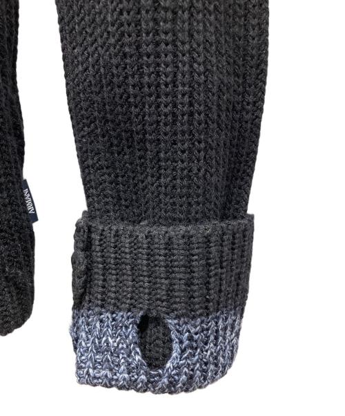 ARMANI COLLEZIONI（アルマーニ コレツィオーニ）ARMANI COLLEZIONI (アルマーニ コレツィオーニ) 薄手ニット ブラック サイズ:XSの古着・服飾アイテム