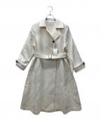 Noelaノエラ）の古着「ステンカラーコート」｜ホワイト