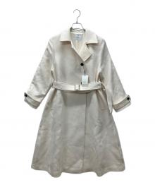 Noela（ノエラ）の古着「ステンカラーコート」｜ホワイト