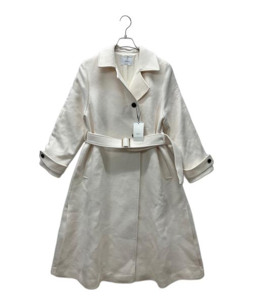 Noela（ノエラ）Noela (ノエラ) ステンカラーコート ホワイト サイズ:Sの古着・服飾アイテム