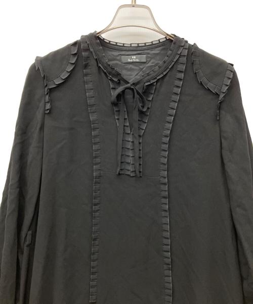 PS Paul Smith（ＰＳポールスミス）PS Paul Smith (ＰＳポールスミス) 長袖ワンピース ブラック サイズ:40の古着・服飾アイテム