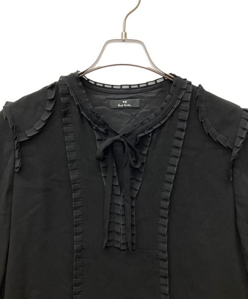 PS Paul Smith（ＰＳポールスミス）PS Paul Smith (ＰＳポールスミス) 長袖ワンピース ブラック サイズ:40の古着・服飾アイテム