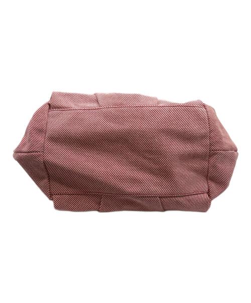 BURBERRY BLUE LABEL（バーバリー ブルー レーベル）BURBERRY BLUE LABEL (バーバリー ブルー レーベル) ハンドバッグ レッド×オレンジの古着・服飾アイテム
