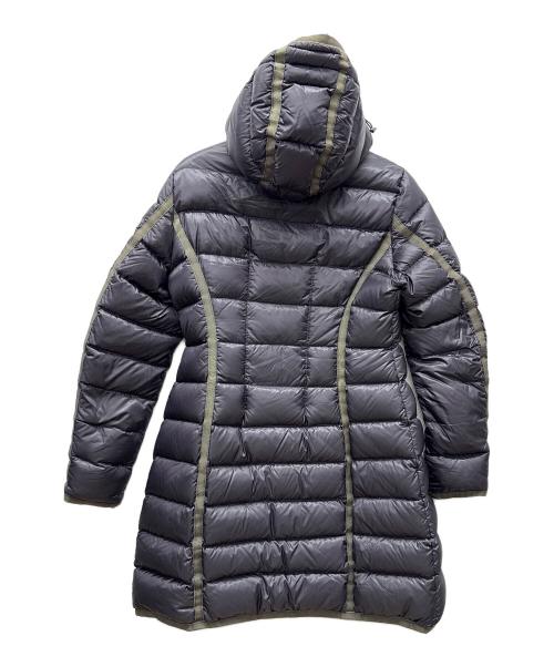 MONCLER（モンクレール）MONCLER (モンクレール) ダウンコート グレー×グリーン サイズ:3の古着・服飾アイテム