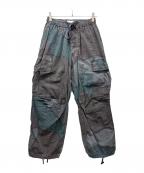 MARKAマーカ）の古着「ファティーグパンツ」｜ブラック×グリーン