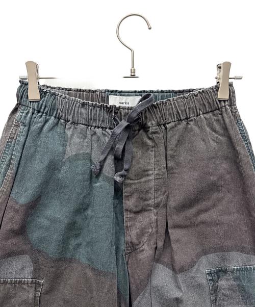 MARKA（マーカ）MARKA (マーカ) ファティーグパンツ ブラック×グリーン サイズ:M　　　　　　　　の古着・服飾アイテム