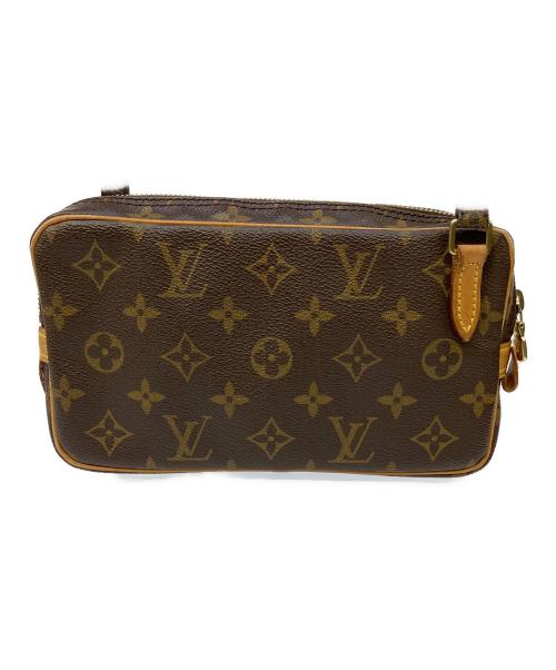 LOUIS VUITTON（ルイ ヴィトン）LOUIS VUITTON (ルイ ヴィトン) ショルダーポーチ/マルリーバンドリエール ブラウンの古着・服飾アイテム