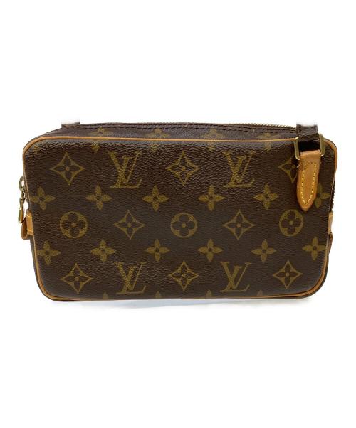 LOUIS VUITTON（ルイ ヴィトン）LOUIS VUITTON (ルイ ヴィトン) ショルダーポーチ/マルリーバンドリエール ブラウンの古着・服飾アイテム