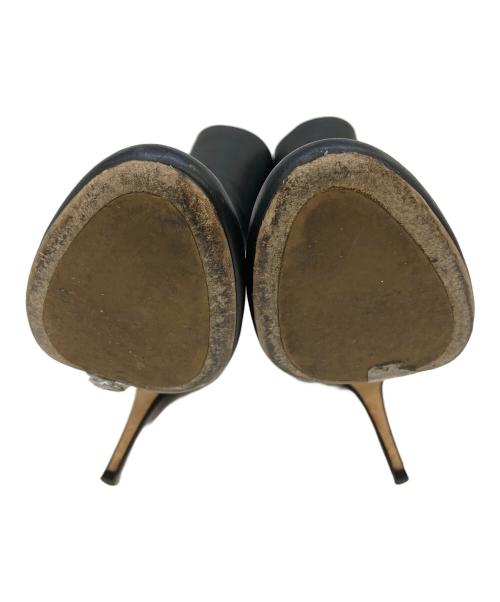 JIMMY CHOO（ジミーチュウ）JIMMY CHOO (ジミーチュウ) ヒールブーツ ブラック サイズ:39の古着・服飾アイテム