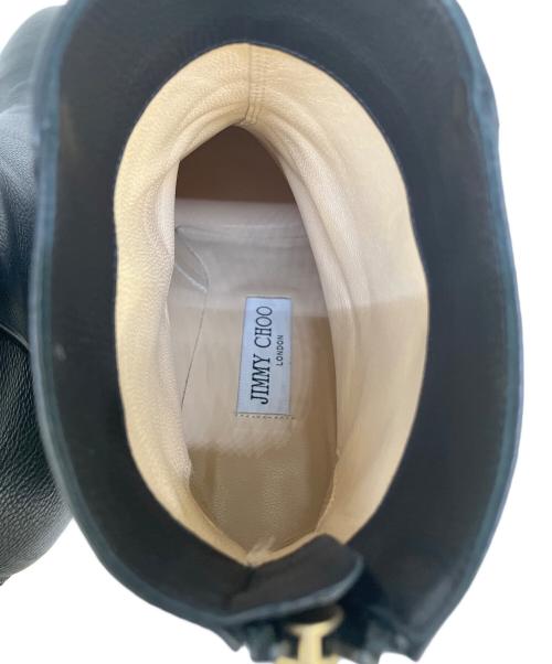 JIMMY CHOO（ジミーチュウ）JIMMY CHOO (ジミーチュウ) ヒールブーツ ブラック サイズ:39の古着・服飾アイテム