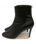 JIMMY CHOO (ジミーチュウ) ヒールブーツ ブラック サイズ:39：9000円
