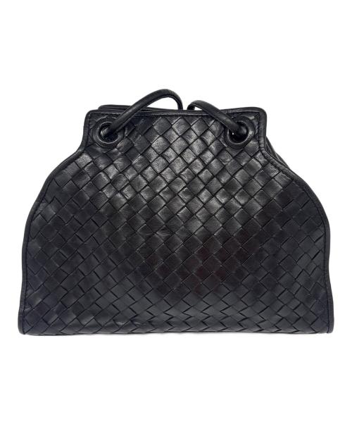 BOTTEGA VENETA（ボッテガベネタ）BOTTEGA VENETA (ボッテガベネタ) ショルダーバッグ ブラックの古着・服飾アイテム