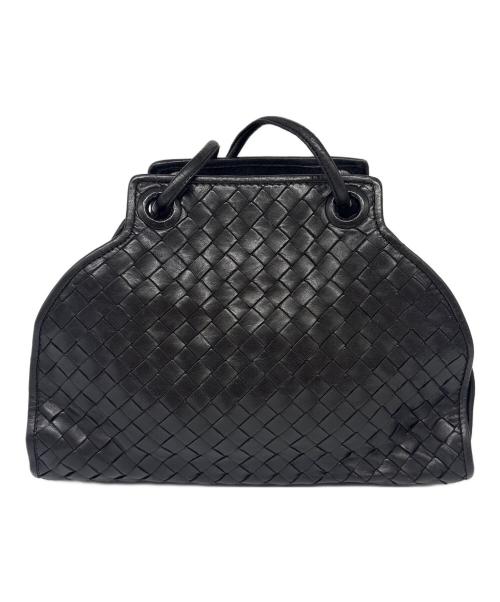 BOTTEGA VENETA（ボッテガベネタ）BOTTEGA VENETA (ボッテガベネタ) ショルダーバッグ ブラックの古着・服飾アイテム