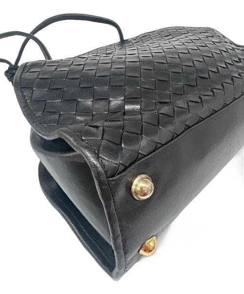 BOTTEGA VENETA（ボッテガベネタ）BOTTEGA VENETA (ボッテガベネタ) ショルダーバッグ ブラックの古着・服飾アイテム