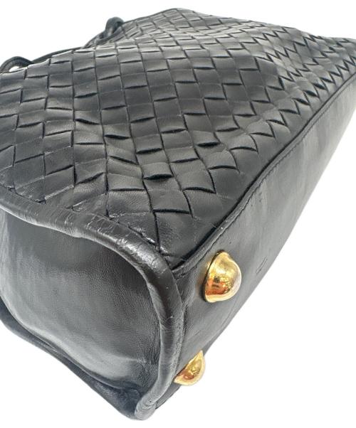 BOTTEGA VENETA（ボッテガベネタ）BOTTEGA VENETA (ボッテガベネタ) ショルダーバッグ ブラックの古着・服飾アイテム