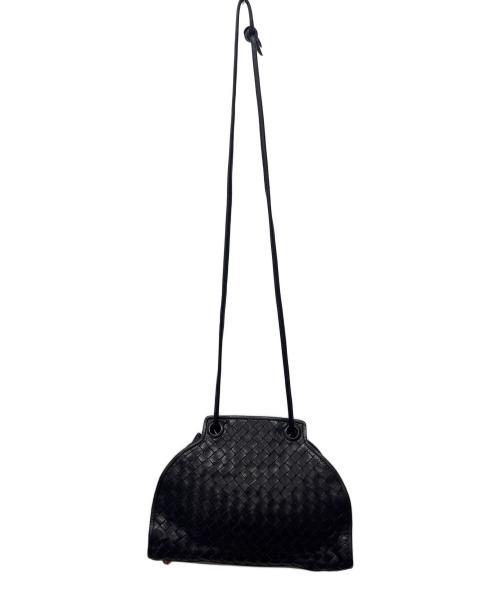 BOTTEGA VENETA（ボッテガベネタ）BOTTEGA VENETA (ボッテガベネタ) ショルダーバッグ ブラックの古着・服飾アイテム
