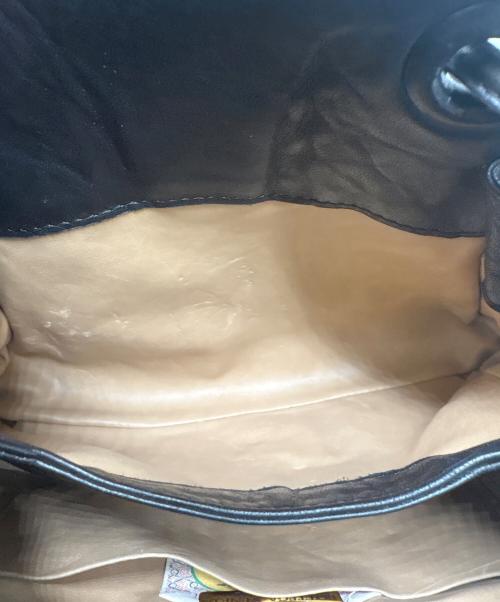 BOTTEGA VENETA（ボッテガベネタ）BOTTEGA VENETA (ボッテガベネタ) ショルダーバッグ ブラックの古着・服飾アイテム