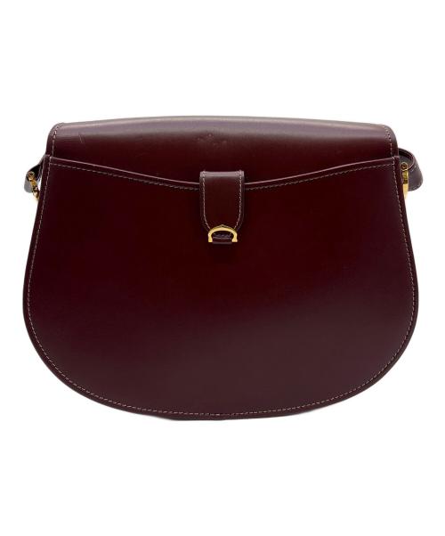 Cartier（カルティエ）Cartier (カルティエ) ショルダーバッグ ワインレッドの古着・服飾アイテム