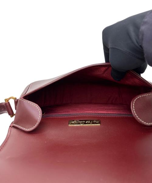 Cartier（カルティエ）Cartier (カルティエ) ショルダーバッグ ワインレッドの古着・服飾アイテム